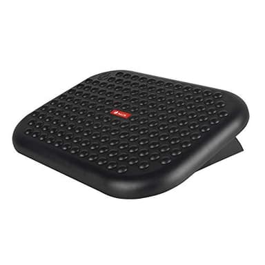 NGS FOOTNEST - Repose-Pieds Ergonomique de Hauteur Réglable, Support de Pieds pour Bureau avec Inclinaison 0-15º et Base Anti Dérapante