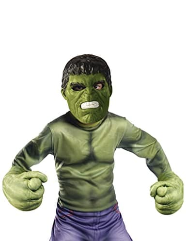 Rubies - Kit d'accessoires Masque + Gants Géants Hulk, Marvel Avengers - 155088