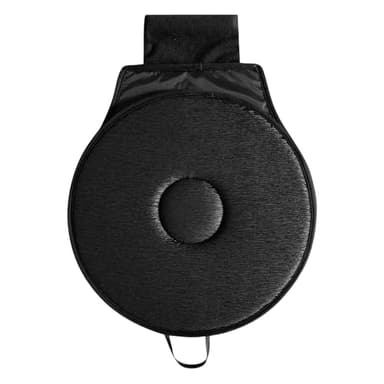 yakermur Coussin d'assise pivotant à 360 ° pour siège de voiture pour personnes âgées, chaise de bureau, coussin d'assise confortable en mousse à mémoire de forme, portable pour sièges de voiture