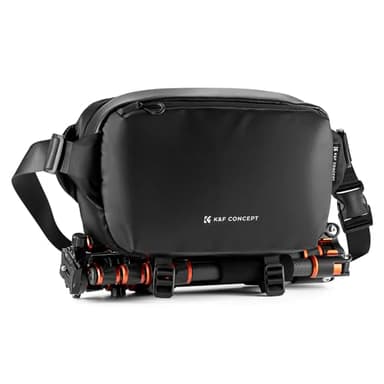 K&F CONCEPT Sac à Dos pour Appareil Photo, Sac à bandoulière Sac carré Sacs de Photographe Étui pour Appareil Photo Reflex Compatible avec Canon/Nikon/Sony/DJI Mavic Drone, M