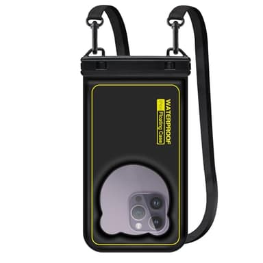 HAISSKY Pochette Étanche Flottante Smartphone Sac étanche IPX8 Étui de téléphone étanche Flottant Coque de téléphone Waterproof Case étanche Housse Étanche Téléphone Jusqu'à 6,8 Pouces