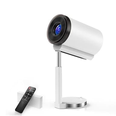 Mini Portable Projecteur 4K 1080P Full HD Compatible avec Android 11 et Netflix–WiFi 6,Correction Automatique du TrapÈZe,Mini Retrojecteur Home Cinéma Rotatif à 180°pour Handy Phone/TV Stick/HDMI/USB