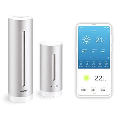 Netatmo Station Météo Intérieur Extérieur Connectée WiFi pour Smartphone NWS-R-EC (Reconditionnée)