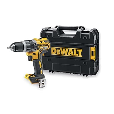 DEWALT - Perceuse Visseuse à Percussion Compact Brushless XR 18V Li-Ion 2Ah - DCD796NT-XJ - Perceuse sans Fil avec Coffret TSTAK, 2 Vitesses (0-550/2000 tr/min) - Mandrin 13mm en Métal - 420W