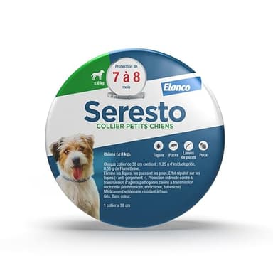 Seresto collier antiparasitaire petits chiens