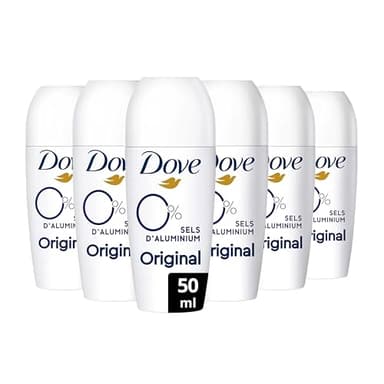 Dove 0% Bille Original - (lot de 6 x 50ml)