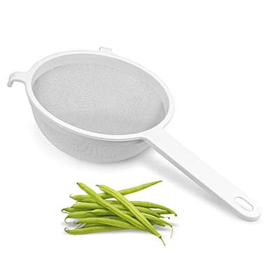 Metaltex 111618 Tamis de Cuisine Plastique Blanc 18 cm