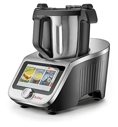 Robot Cuiseur Multifonctions Connecté Avec Bol Xl, Balance Intégrée Et Grand Écran Tactile +750 Recettes - ROBICOOK XL