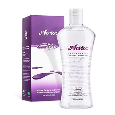 Acvioo Gel Lubrifiant Intime à Base d'Eau Comestibles Lube (400ml)