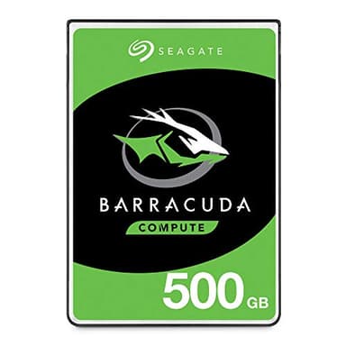 Seagate Barracuda Disque Dur 500 Go SATA 6 GB/s 5400 TR/Min 6,4 cm 7 mm bauhã ¶ HE 128 Mo Cache BLK