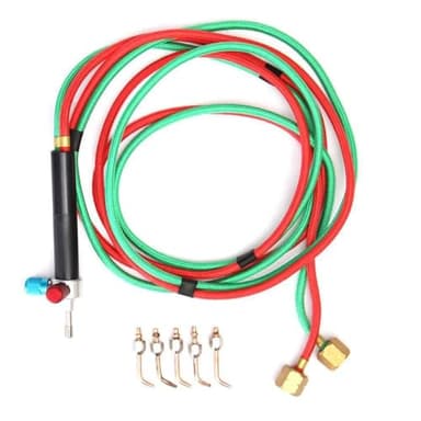 Mini pistolet à gaz avec 5 embouts, kit de chalumeau de soudure pour bijoux, pour oxygène, acétylène, butane