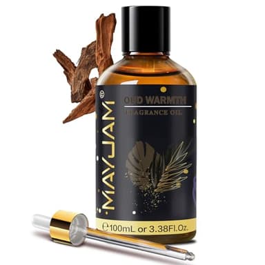 MAYJAM Huile Parfumée De Chaleur De L'oud 100ml, Premium Huile Parfumée Chaleur De L'oud Pour Diffuseur D'Huiles Essentielles, Aromathérapie