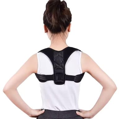 HIDEWALKER Correcteur de posture pour adolescents - Redresseur ajustable du dos et des épaules (Noir)