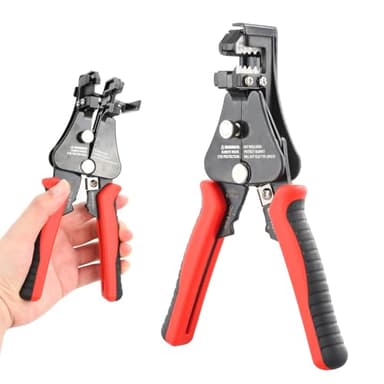 Pince a Denuder, Pince Coupante, Pince à Dénuder de Câble 3-en-1, Pince à Dénuder Automatique, Pince a Sertir pour Dénuder et Couper, Cables Electriques