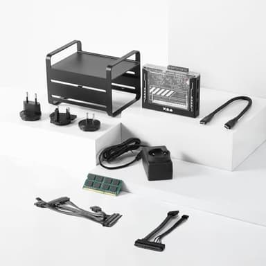 ZimaBlade 7700 Kit NAS de Poche x86 DeskBuild, Serveur Personnel 4 cœurs avec Applications en Un clic, Personnalisation Possible, PCIe x4, Ethernet Gigabit, Serveur multimédia 4K, Stockage en réseau