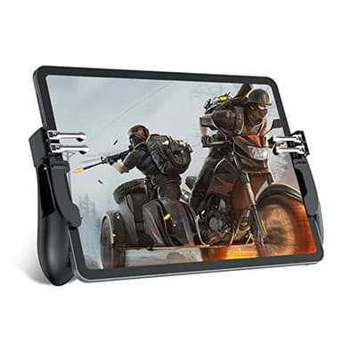 Ozkak Manette De Jeu pour iPad Contrôleur Tablette 4 Triggers Gamepad Joystick avec Support Rotatif pour PUBG Tablet Android iOS avec l’épaisseur Moins de 10 mm