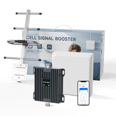 Amplificateur Reseau Mobile pour Bande 8 et 20, Amplificateur de Signal Cellulaire Les Signaux 5G 4G LTE GSM, Compatible avec Tous Les Opérateurs - pour Le Bureau à Domicile