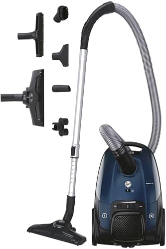 Hoover Telios Extra Lite Aspirateur Traineau avec Sac Compact Silencieux 69 dBA, Puissant 700W, Capacité XL 3,5L, Brosses Sols Durs-Tapis & Spéciale Parquet, Filtre EPA Lavable, Accessoires, TXL70HM