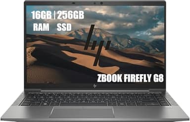 HP ZBook Firefly 14 G8 Workstation Ordinateur portable, 14" FHD (1920x1080), Intel Core i5-1145G7, 16 Go de RAM, SSD 256 Go, clavier QWERTY US, Windows 11 Pro (Reconditionné)