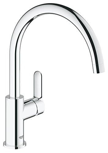 GROHE Mitigeur Évier, Bec Haut, Chromé Bauedge 31367000 (Import Allemagne)