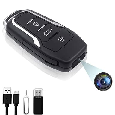 OTADUG Caméra espionne de Voiture, 64GB caméra cachée 1080P avec Enregistrement vidéo et Audio, détection de Mouvement, 8 Heures d'autonomie de Batterie, 64GB