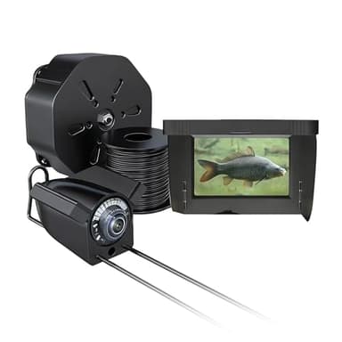 Caméra sous-Marine pour Pêche avec Écran IPS 4,3" et Câble de 30 m, Caméra de Pêche avec Vision Nocturne, Objectif Grand-Angle pour Pêche en Mer, en Rivière et sur Glace