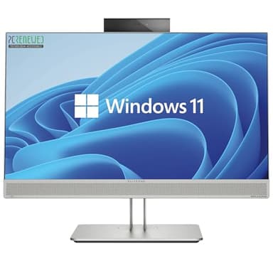 HP EliteOne 800 G4 Tout-en-Un 23.8" FHD | Intel Core i5 8e Génération | 16 Go RAM | SSD 256 Go | Webcam | Wi-FI | Windows 11 Pro + Office 2021 | PC All-in-One (reconditionné)