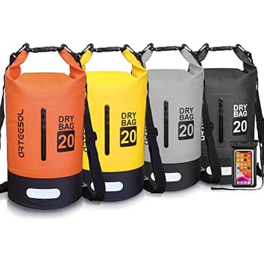 Blackace arteesol 5L 10L 20L 30L Waterproof Sac Sec/Sac Sac étanche avec Longue Sangle réglable pour Kayak en Bateau Excursion en canoë