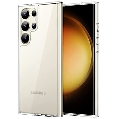 JETech Coque pour Samsung Galaxy S23 Ultra 5G 6,8 Pouces, Anti-Jaunissement Étui de Protection Antichoc, Anti-Rayures Dos PC Dur (Transparente)