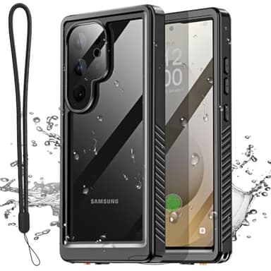 AICase - Coque pour Samsung Galaxy S25 Ultra résistante à l'eau, coque pour téléphone portable Galaxy S25 Ultra, résistante à l'eau, extérieur 360, résistante aux chocs, étanche à la poussière, avec