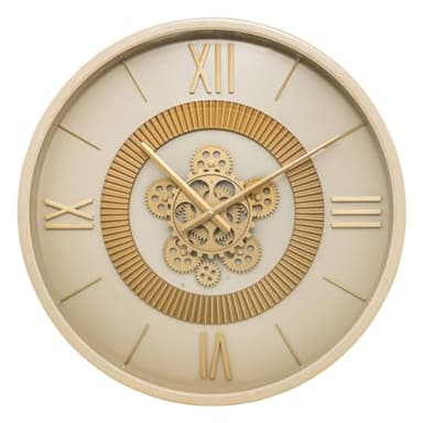 Atmosphera - Horloge mécanique Guiliana métal Beige d50cm