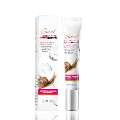 20ml Crème Hydratante pour les yeux, Anti-rides Creme Contour des Yeux, Lisse Rides & Ridules, Anti Cerne et Poche pour Hommes et Femmes - C