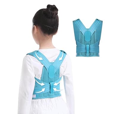 Orthèse De Correcteur De Posture Pour Dos Des Enfants Soutien Réglable De Clavicule Cou L'épaule Dos Soutien Colonne Vertébrale Et Lombaire Ceinture Correction Bossu Pour Garçons Et Filles ( Color : B