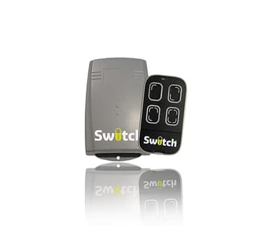 Récepteur Universel pour Portail & Porte de Garage, éclairage. 2 canaux, 433.92 MHz, Multi Switch | Compatible Faac, bft, Marantec, Somfy, Genuis, Nice. Télécommande MS-One Incluse en Rolling Code.