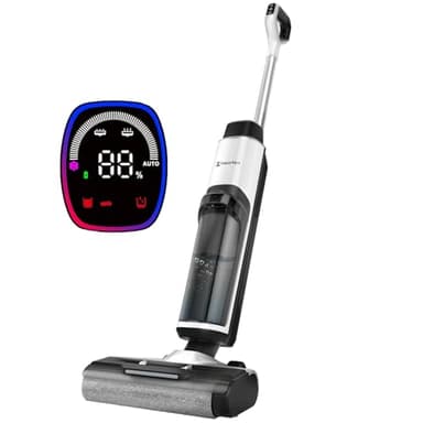 Hearten Aspirateur Laveur. Nettoyage en Profondeur par électrolyse de l'eau. Instructions vocales. Autonettoyage. Affichage LED pour sols durs, Poils d'animaux et foyers avec Enfants.