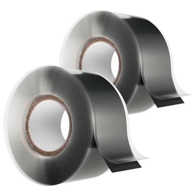 2 Rouleau de Silicone Auto-Fusionnant, étirable Autoadhésif Silicone, Ruban Autovulcanisant Plomberie, Scotch Anti Fuite D'eau, Ruban D'étanchéIté pour Tuyau D'eau, pour L'étanchéIté et L'Isolation