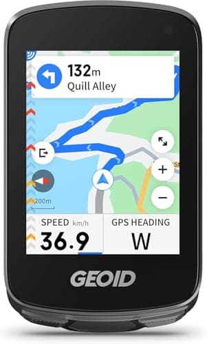 GEOID CC700 Pro GPS Compteur Velo Touchscreen 2,8 Pouces avec Cartes Complètes – Compteur Vélo GPS sans Fil avec Navigation Carte, Ant+ & Bluetooth, 8 Go Stockage, IPX7 Étanche, 15-25H Autonomie