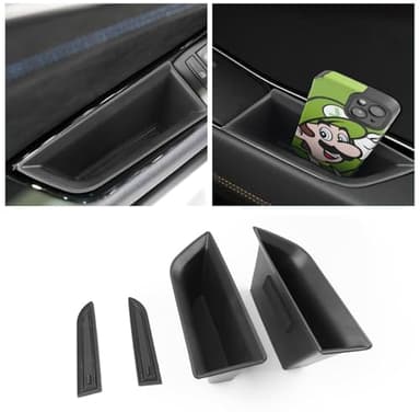 CDEFG Compatible avec Renault Rafale 2024 2025 - Boîte de rangement pour voiture Austral - Cadre intérieur de portière de voiture - Couvercles de boîte - Boîte de rangement - Accessoires Rafale