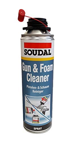 Soudal Profi Nettoyant pour Pistolet, Nettoyant à Mousse 500 ml (Nettoyant hautement actif pour le rinçage des pistolets de montage et de la mousse PU fraîchement traitée)