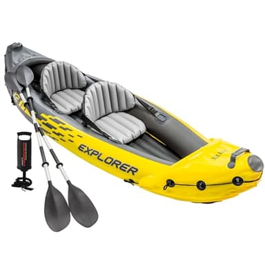 Intex set kayak explorer k2 - 2 pers (inclus rames et gonfleur)