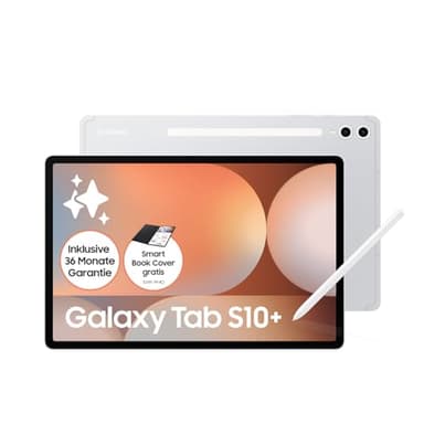 Samsung Galaxy Tab S10+ AI Tablette Android, 12 Go de RAM, 256 Go de mémoire, écran AMOLED, revêtement antireflet, avec S Pen, WiFi, Platinum Silver
