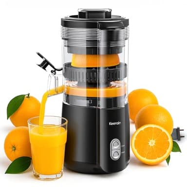 Presse Agrume Electrique 100W Puissant – Extracteur de Jus Professionnel pour Oranges, Citrons, Grenades – Haut Rendement, Anti-Gouttes, Facile à Nettoyer