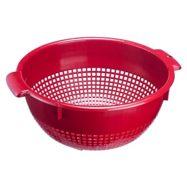 Westmark Passoire, avec Poignée encastrée et crans d'arrêt, plastique, Rouge, 2126221R