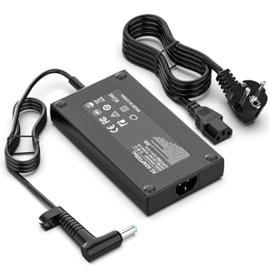 Chargeur HP 200W 10.3A Ordinateur Portable Compatible Adaptateur avec HP Pavilion Gaming 15 16 17, Omen 15 17, ZBook Fury Create Studio Power 15 17 G3 G4 G5 G6 G7 G8,737737-001 737757-001(4.5 * 3.0mm)