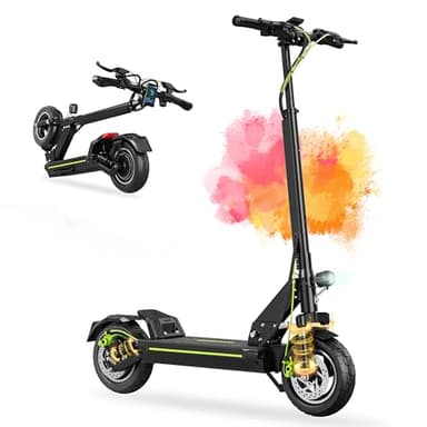 TODIMART D6 Trottinette Electrique Adulte Autonomie 50-55KM Batterie 48V 13Ah Moteur 500W (pic 800W) Trotinette Électrique Pliante Portable Puissante Tout Terrain Ultra Legere Double Suspension