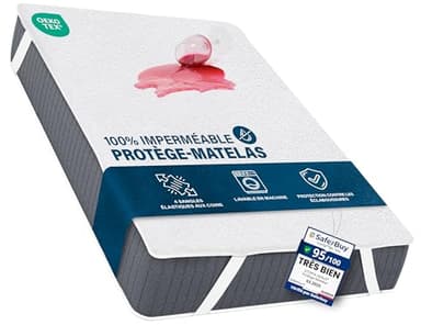Utopia Bedding Protège Matelas 180 x 200 cm Imperméable, 4 Coins Elastiques, Certifié Oeko TEX, Alèse Drap Housse, Matelas Couvre, Respirant
