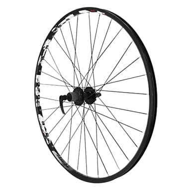 ROUE VTT 29" KARMA DISC ARRIERE NOIR DOUBLE PAROI MOYEU 6TROUS POUR CASSETTE SHIMANO-SRAM 11-10-9-8V. - 21mm INTER et 27mm EXTER