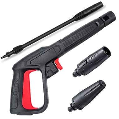 Kit de remplacement de pistolet pulvérisateur à gâchette avec lance pour nettoyeur haute pression 2350 PSI, système de connexion rapide pour Bosch, AQT avec buse de lance de pulvérisation réglable et