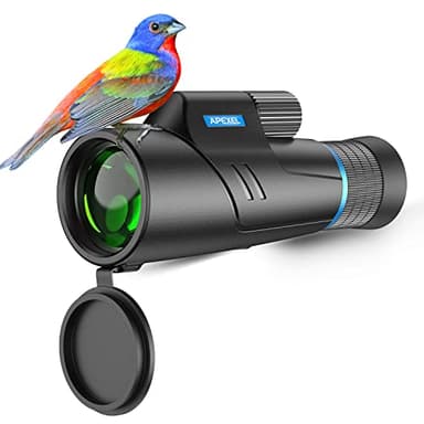 APEXEL 10-20X50 Optique Télescope Monoculaire pour Adultes, HD Telescope Monoculaire Puissant avec Prisme BAK4 et FMC pour Wildlife Bird Watching Voyage Chasse