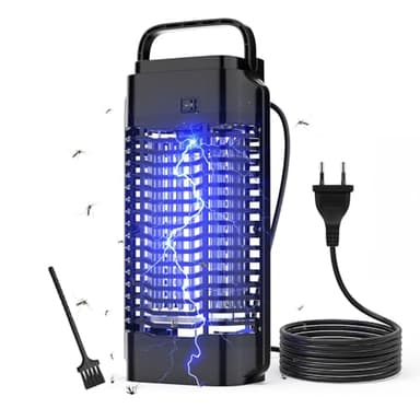 Lampe Anti Moustique Tueur d'Insectes électrique 4200V Haute Puissance Répulsif Efficace, Convient pour intérieur et extérieur pour Résistant à l'eau Répulsif Mites Lampe Moustiques Lampe Anti-moustiq